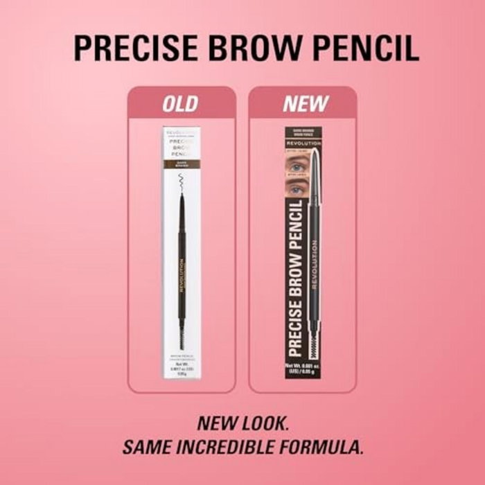 Makeup Revolution Precise Brow Lápiz de Crema para Cejas y Brocha 2-en-1 Ebony Makeup Revolution Precise Brow Lápiz de Crema para Cejas y Brocha 2-en-1 Ebony